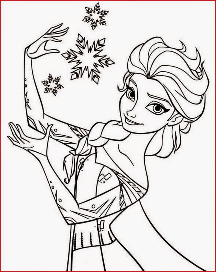 Printable Elsa Coloring Pages
 Coloring Pages Elsa from Frozen Free Printable Coloring Pages