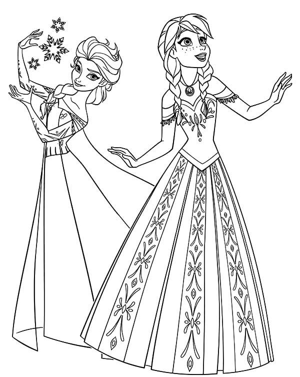 Printable Elsa Coloring Pages
 Free Printable Elsa Coloring Pages for Kids