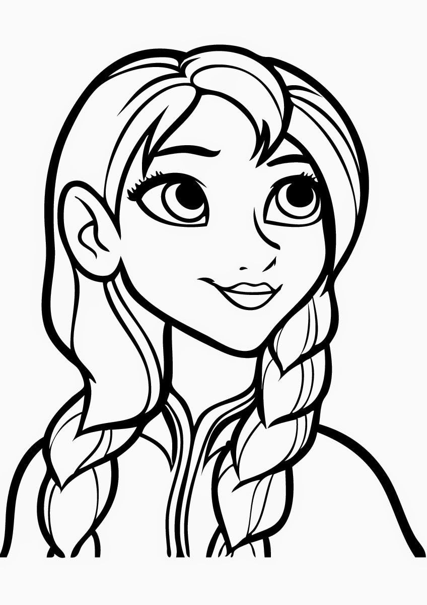 Printable Frozen Coloring Pages
 Free Printable Frozen Coloring Pages for Kids Best