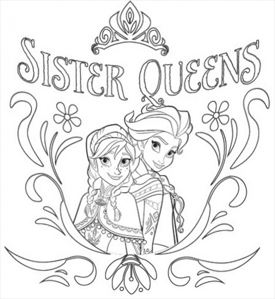 Printable Frozen Coloring Pages
 FREE 14 Frozen Coloring Pages in AI in PDF