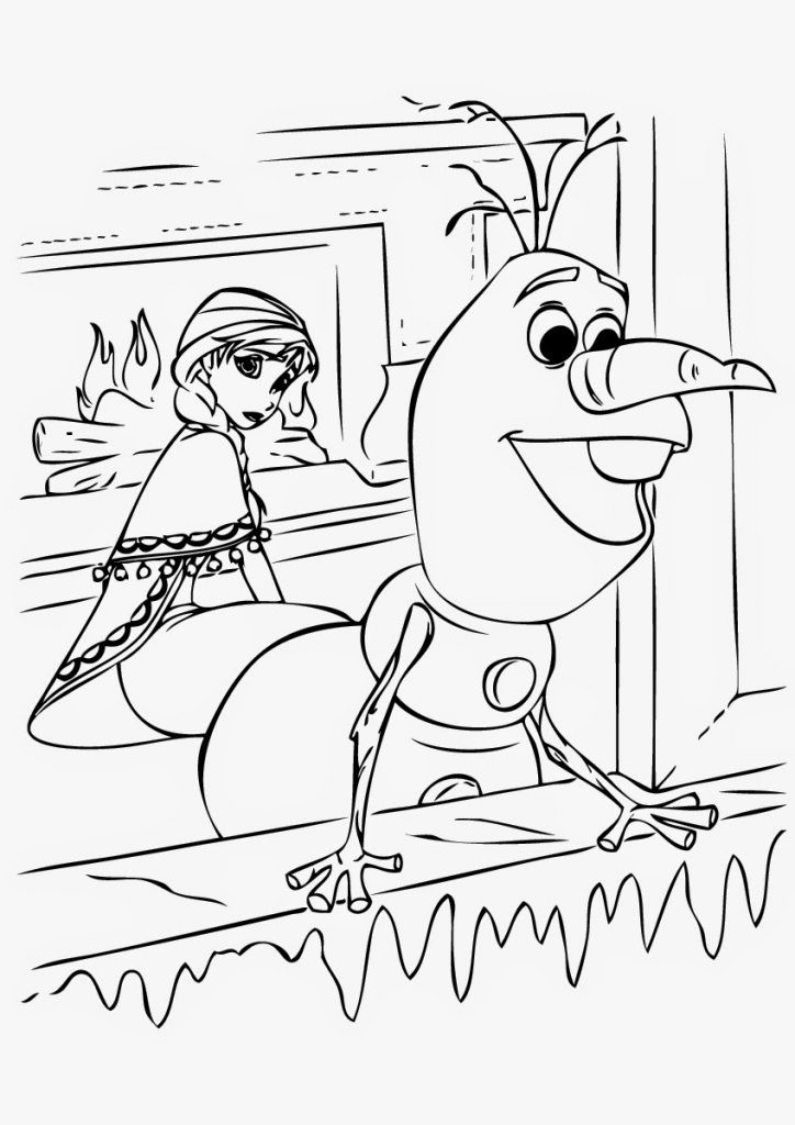 Printable Frozen Coloring Pages
 Frozens Olaf Coloring Pages Best Coloring Pages For Kids