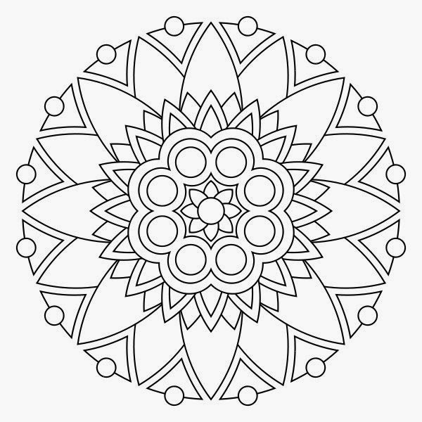 Printable Mandala Coloring Pages
 Printable coloring pages