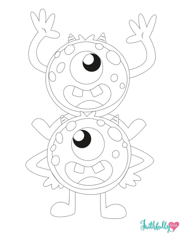 Printable Monster Coloring Pages
 Monster Coloring Pages Free Printables