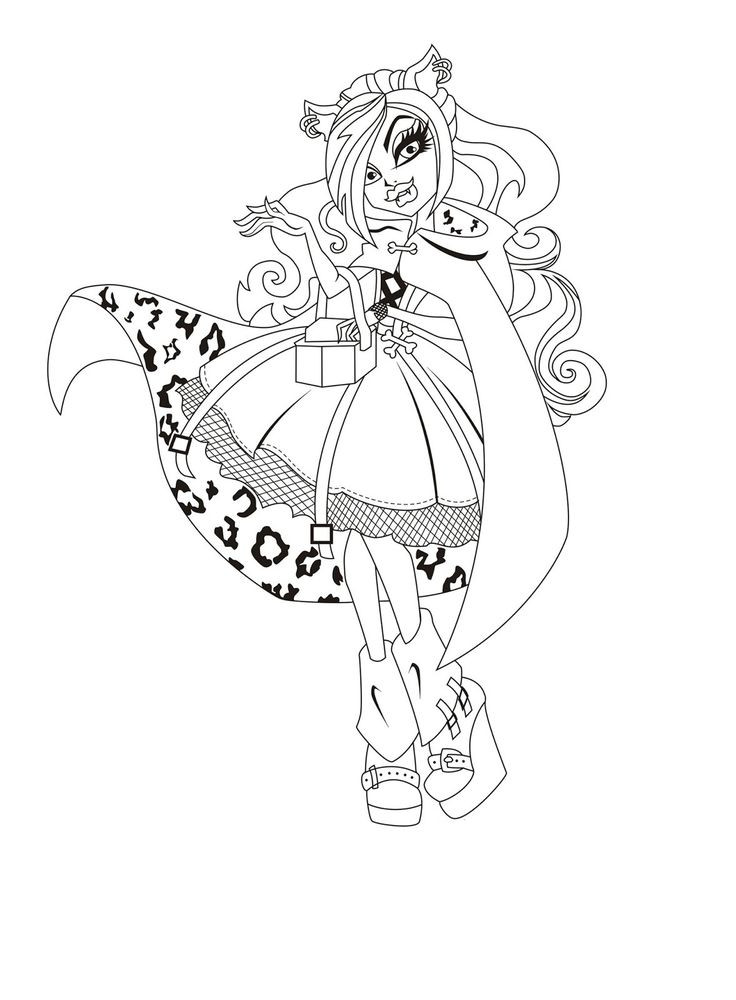 Printable Monster Coloring Pages
 18 best Monster High Disegni da Colorare images on Pinterest