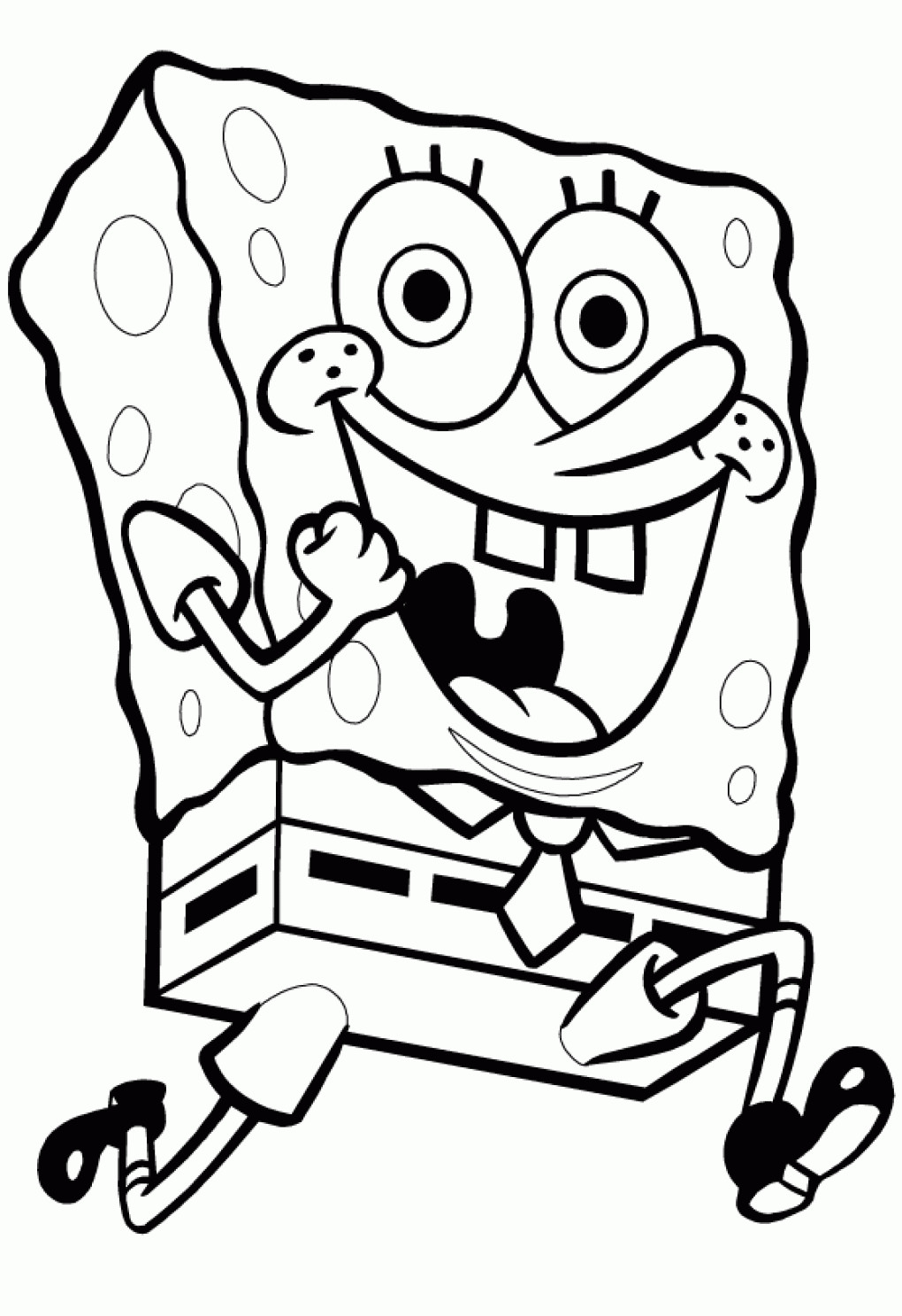 Printable Spongebob Coloring Pages
 Free Printable Spongebob Squarepants Coloring Pages For Kids