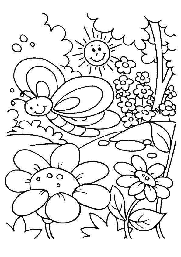 Printable Spring Coloring Pages
 Spring Coloring Pages Best Coloring Pages For Kids