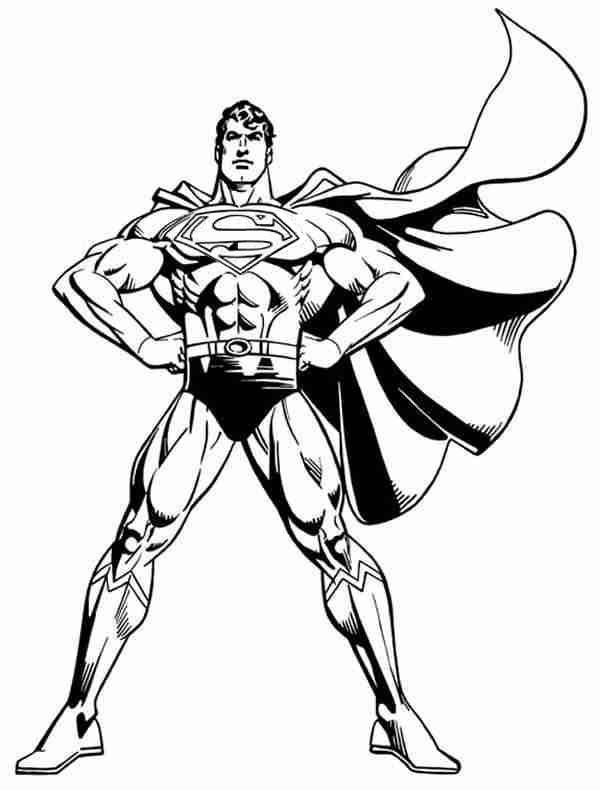 Printable Superman Coloring Pages
 Superman Coloring Pages