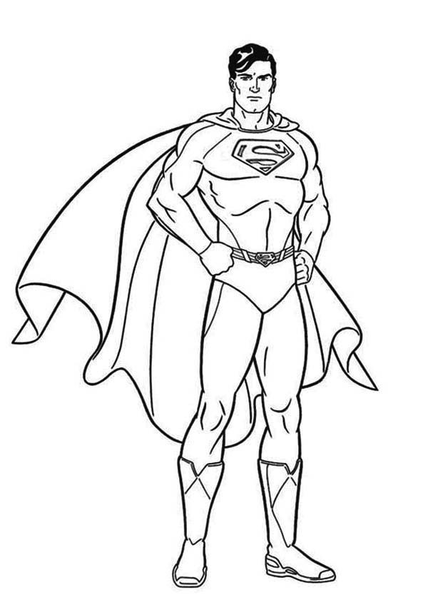 Printable Superman Coloring Pages
 Superman coloring pages