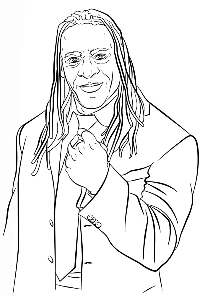 Printable Wwe Coloring Pages
 Free Printable World Wrestling Entertainment WWE