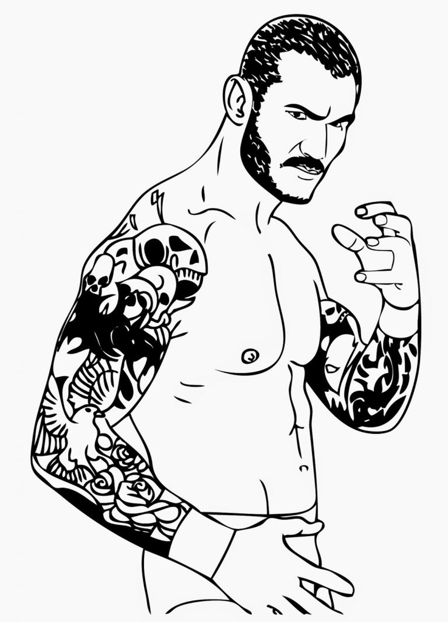 Printable Wwe Coloring Pages
 Get This Printable wwe coloring pages randy orton