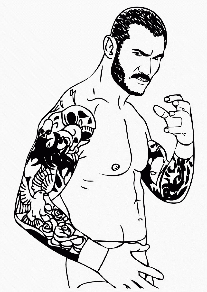 Printable Wwe Coloring Pages
 Wwe Coloring Pages Roman Reigns Coloring Home