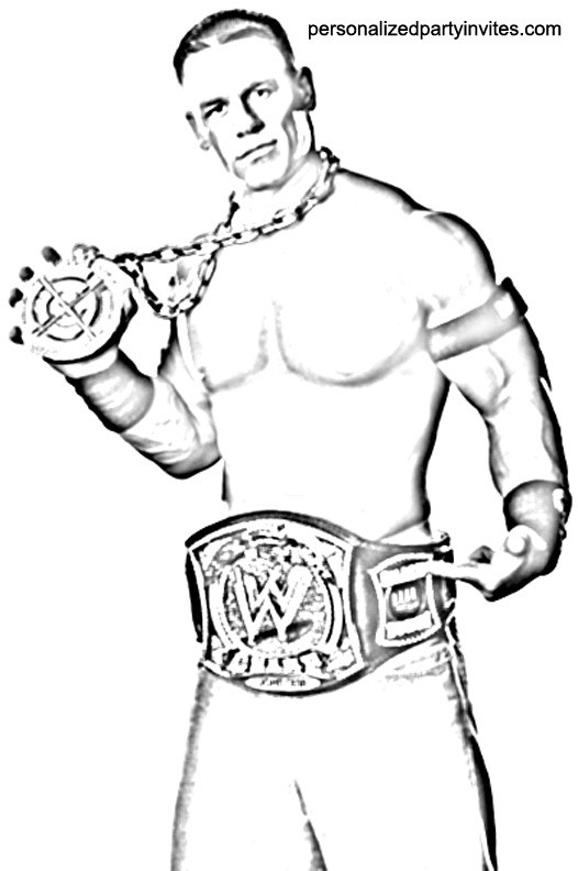Printable Wwe Coloring Pages
 randy orton coloring page Archives