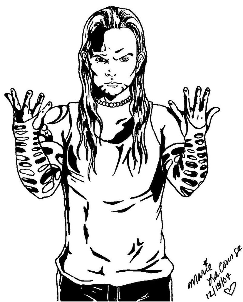Printable Wwe Coloring Pages
 WWE Coloring Page Jeff Hardy Coloring Home