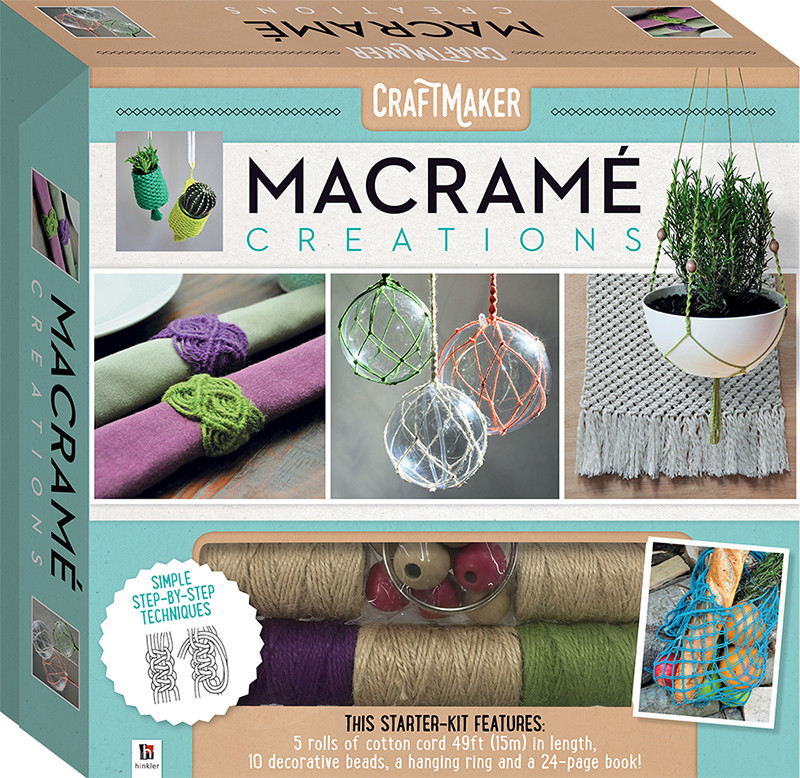 Project Kits For Adults
 CraftMaker Macrame Creations Kit Craft kits Art