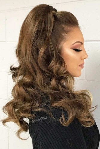 Prom Hairstyle Half Updos
 Try 42 Half Up Half Down Prom Hairstyles
