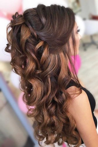 Prom Hairstyle Half Updos
 Try 42 Half Up Half Down Prom Hairstyles