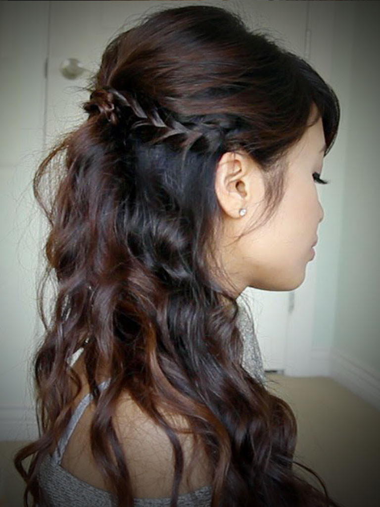 Prom Hairstyles Up
 Half Up And Down Hairstyles For Prom
