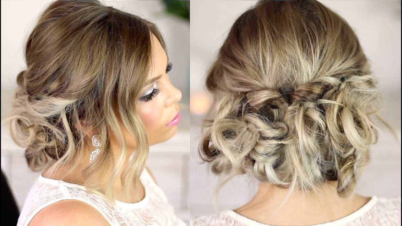 Prom Hairstyles Up
 Easy Formal Hair Messy Up Style Tutorial