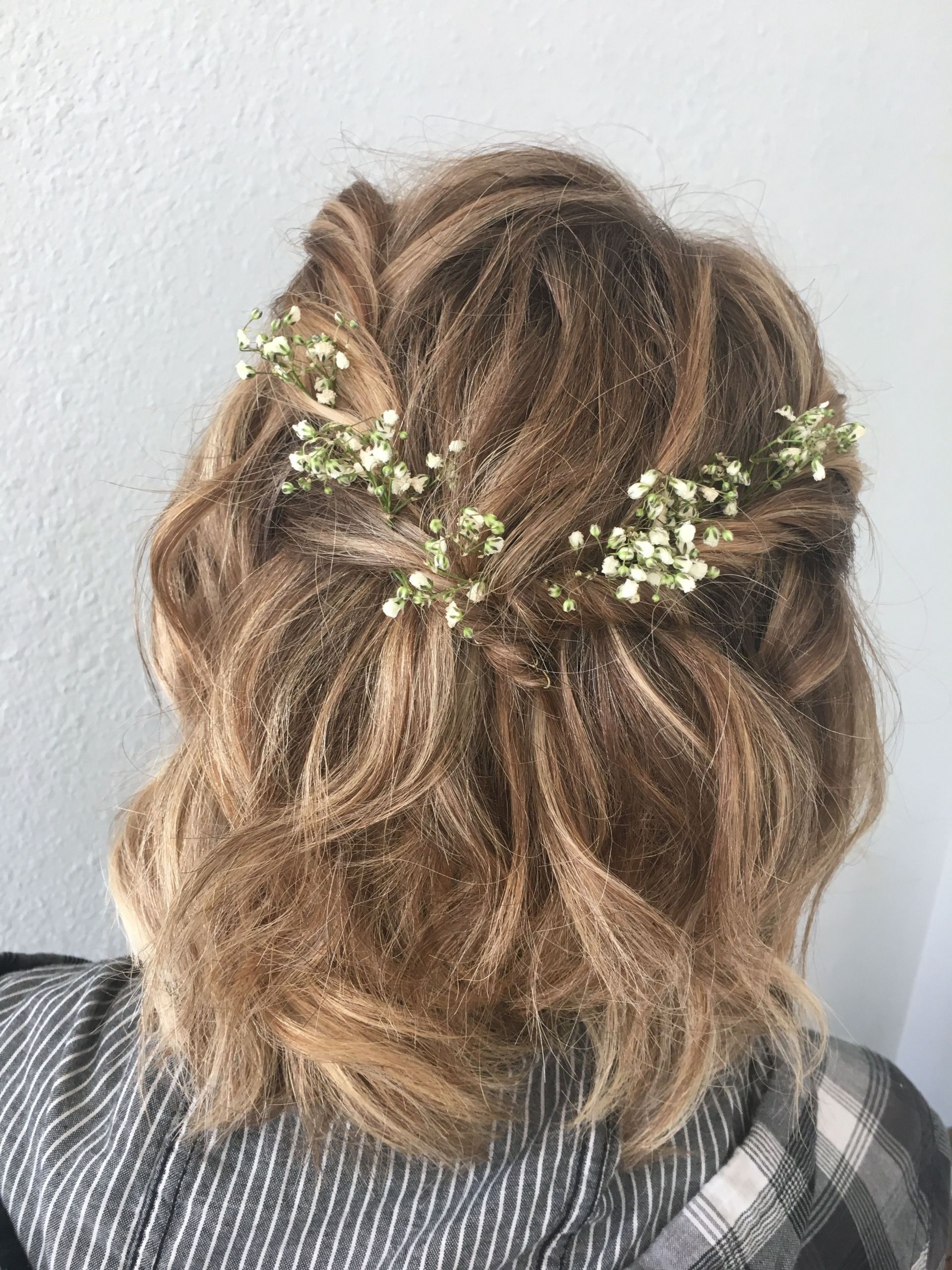 Prom Hairstyles With Flowers
 short hair style for formal home ing and prom with