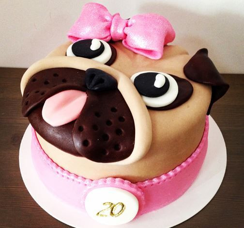 Pug Birthday Cake
 The 25 best Pug cake ideas on Pinterest