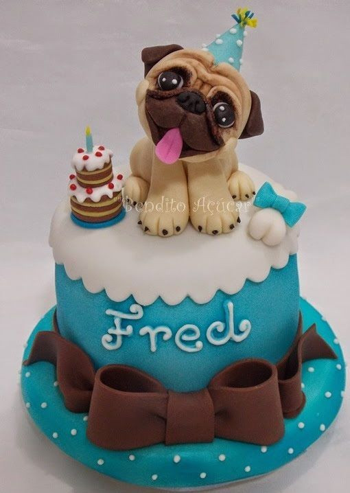 Pug Birthday Cake
 The 25 best Puppy birthday cakes ideas on Pinterest