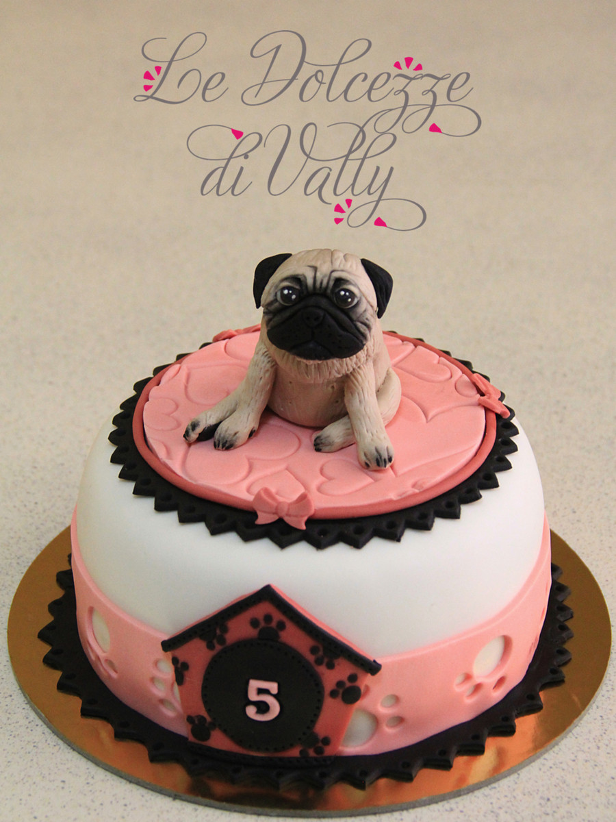 Pug Birthday Cake
 Pug Cake CakeCentral