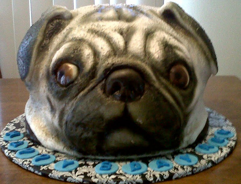 Pug Birthday Cake
 Jana s Fun Cakes The Pug Cake