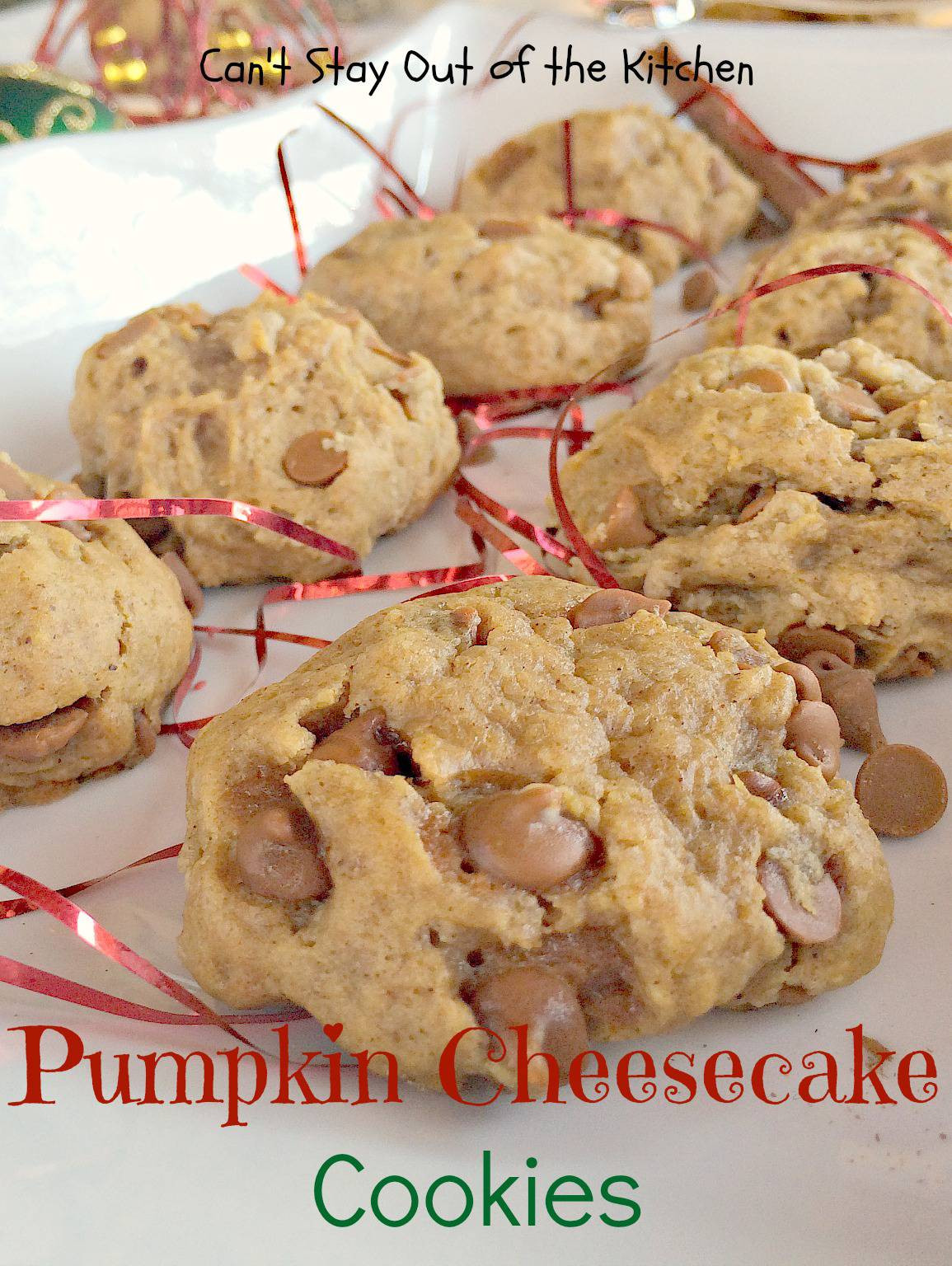 Pumpkin Cheesecake Cookies
 Pumpkin Cheesecake Cookies Can t Stay Out of the Kitchen