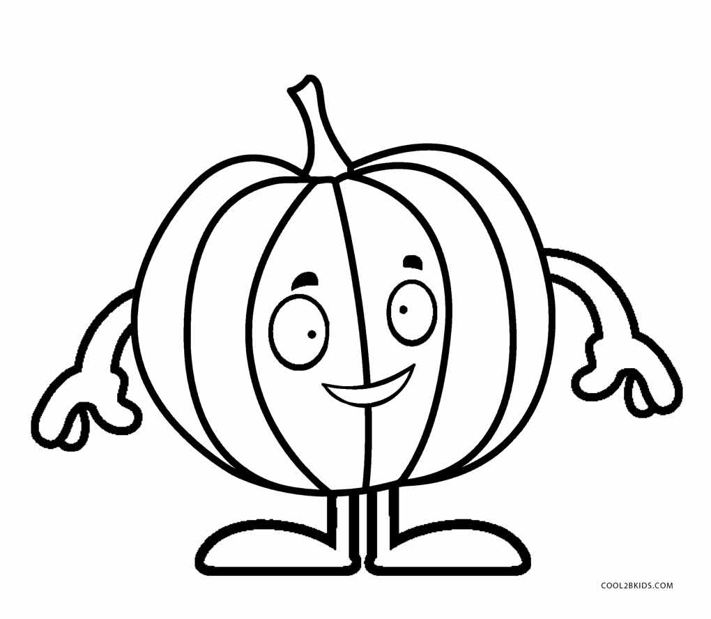 Pumpkin Coloring Pages For Toddlers
 Free Printable Pumpkin Coloring Pages For Kids