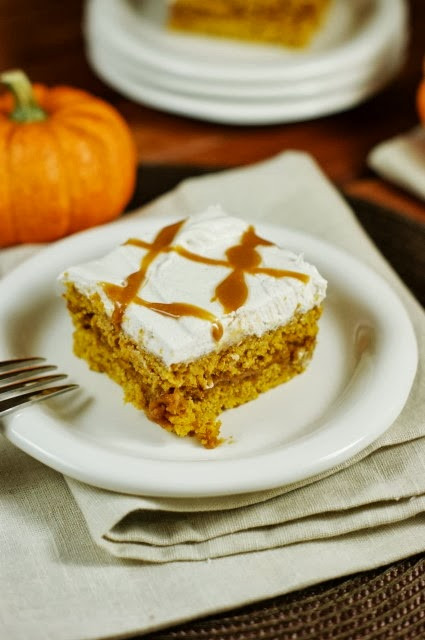 Pumpkin Snack Cake
 The Kitchen is My Playground Outrageously Good Caramel