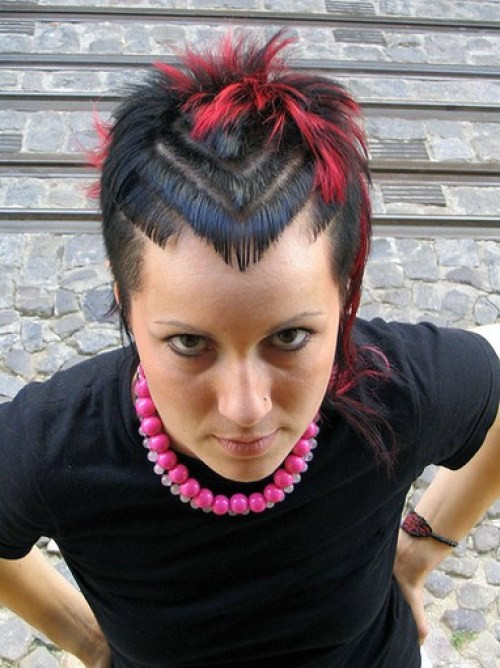 Punk Girl Hairstyle
 35 Short Punk Hairstyles To Rock Your Fantasy
