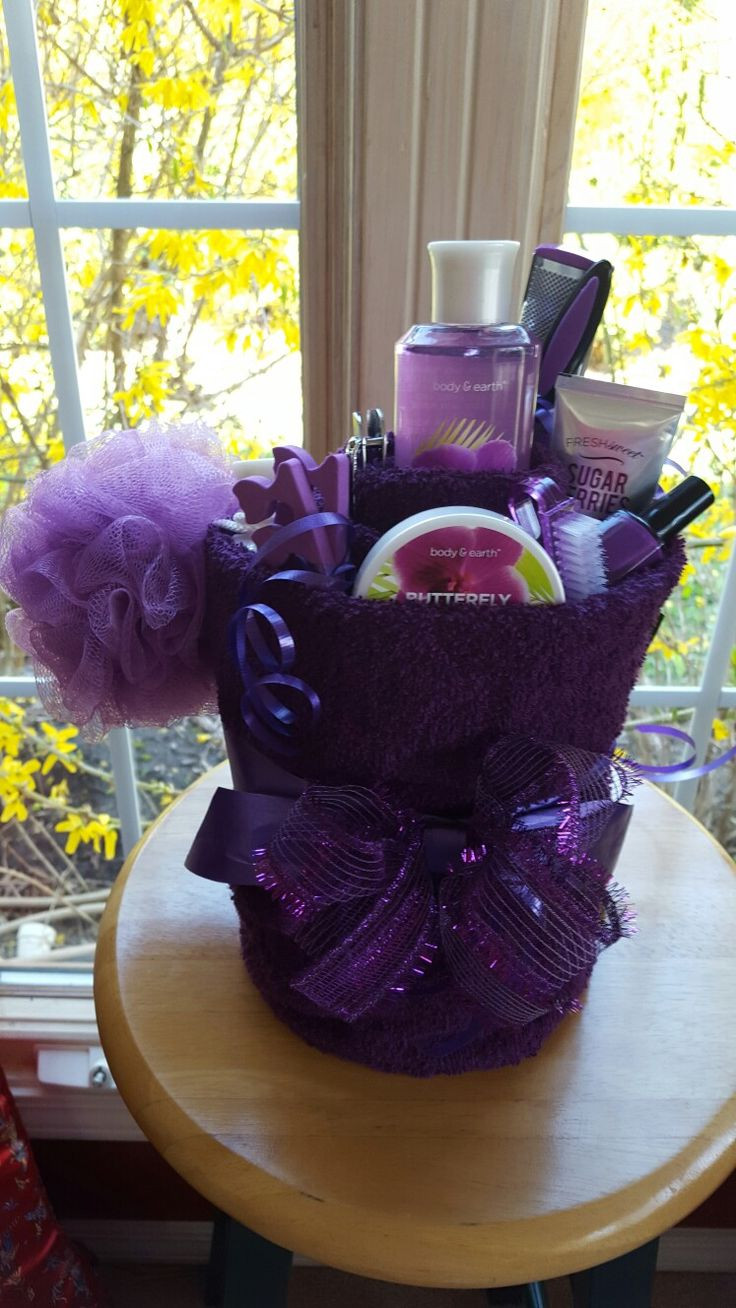 Purple Gift Basket Ideas
 499 best Retail Romantic Gifts Jewelry Flowers Candy