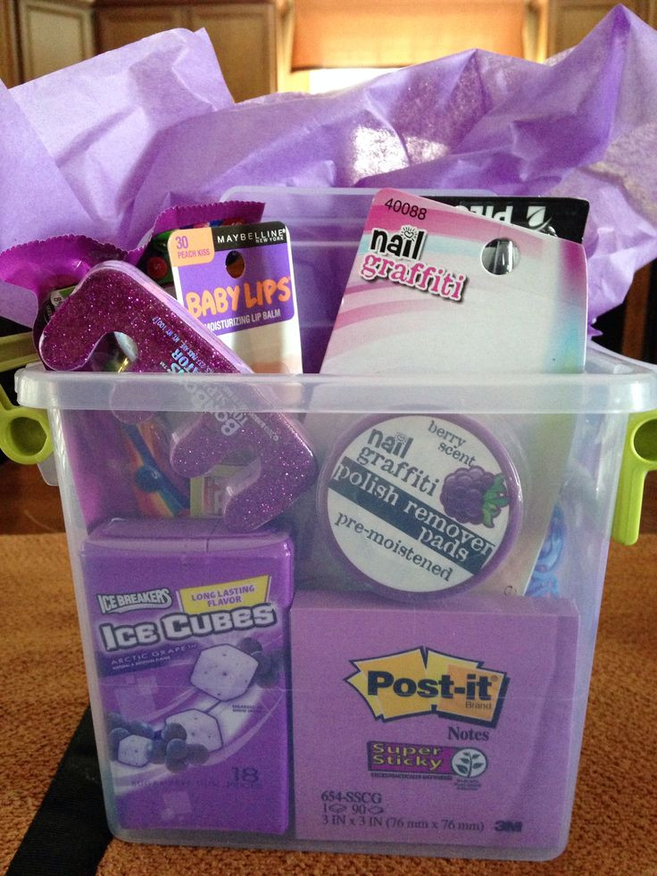Purple Gift Basket Ideas
 17 Best images about t ideas on Pinterest