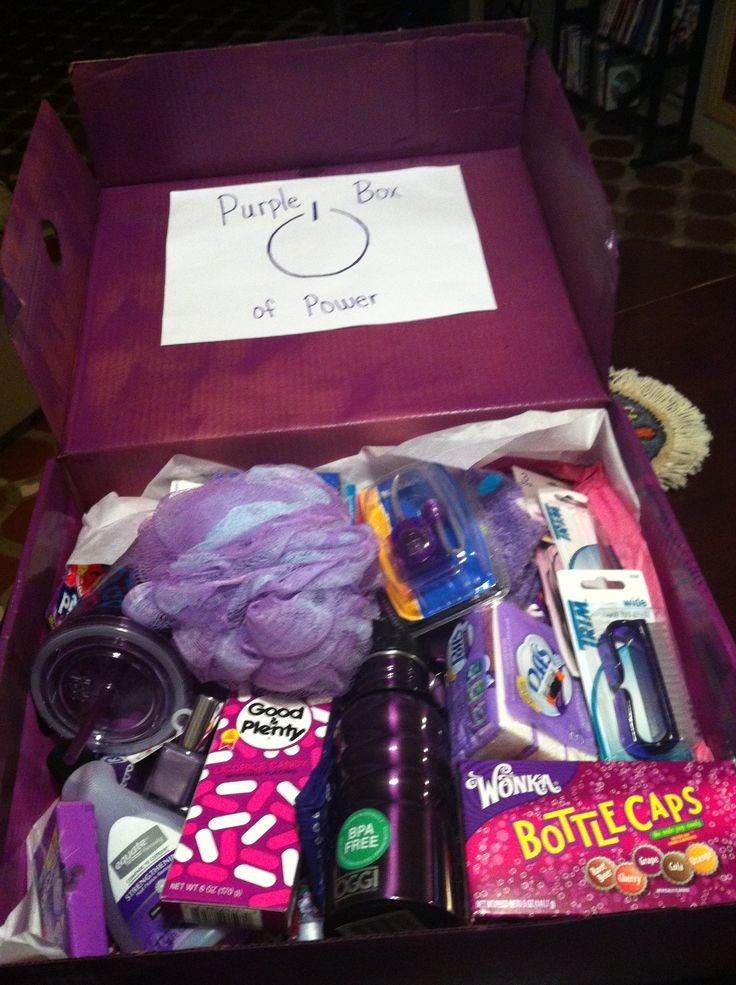 Purple Gift Basket Ideas
 Colorful t basket ideas A girl and a glue gun