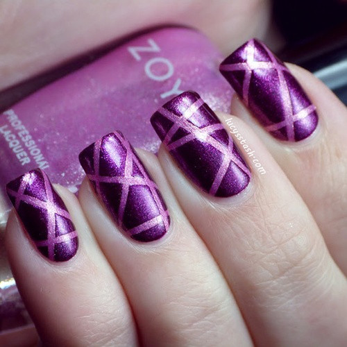 Purple Nail Art Designs
 Meryem Uzerli Nail Art Designs