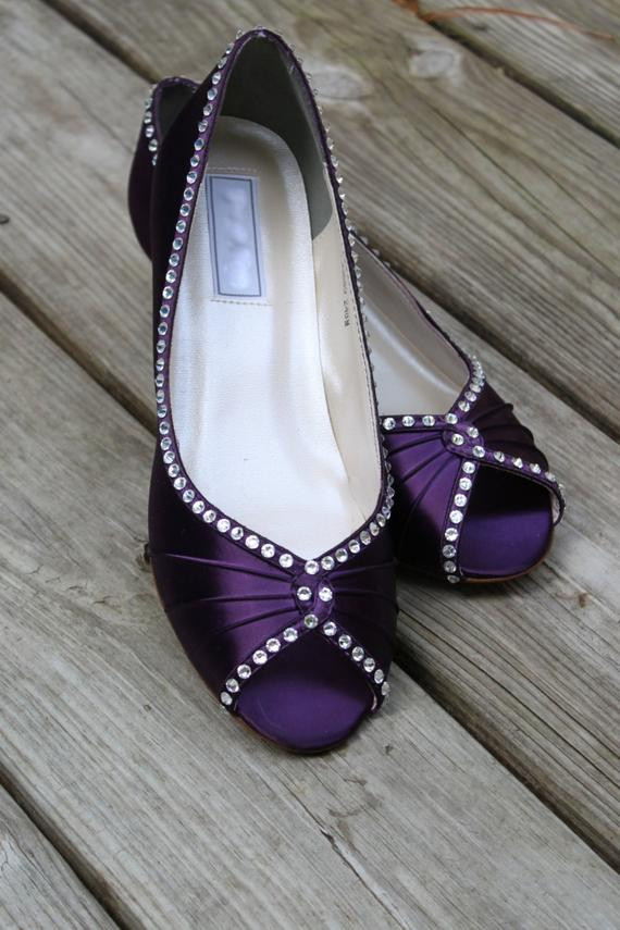 Purple Shoes For Wedding
 Unavailable Listing on Etsy
