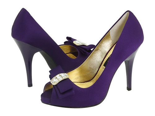 Purple Shoes For Wedding
 Wedding By Designs PURPLE Cute WEDDING SHOES