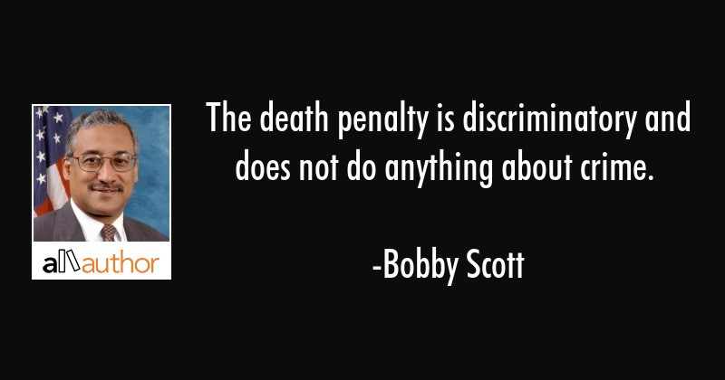 Purpose Of Education Quote
 The penalty is discriminatory and does Quote
