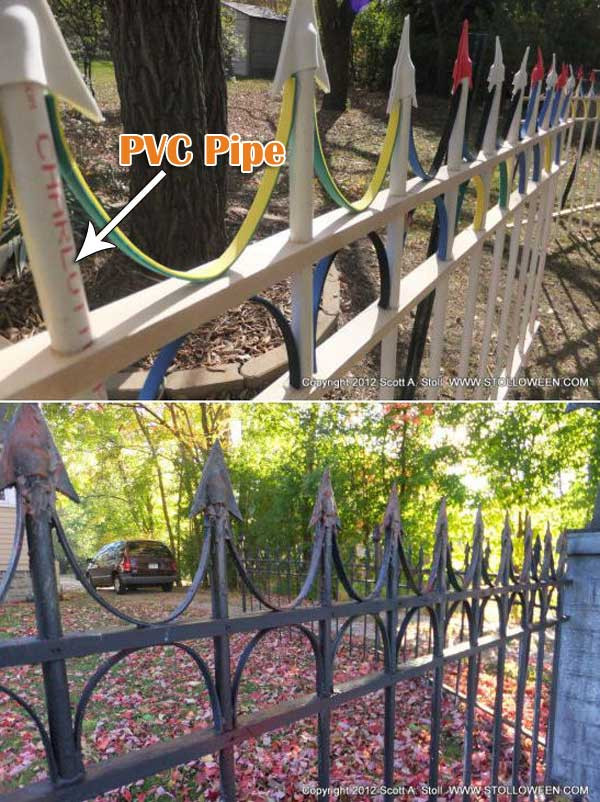 Pvc Halloween Fence
 Cool Spray Painting PVC Pipe Projects You Never Thought