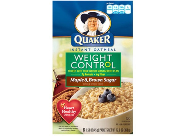 Quaker Oats Weight Loss
 Quaker Weight Loss Oatmeal Ingre nts