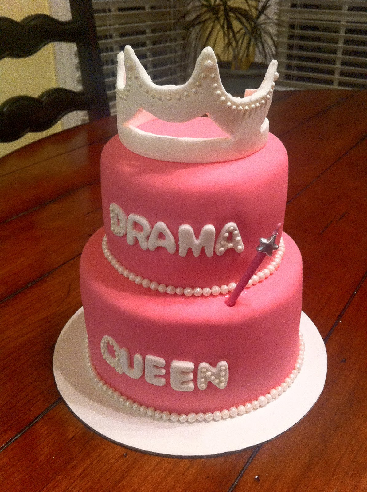 Queen Birthday Cakes
 52 Weeks of Sweets Week 32 Drama Queen Cake
