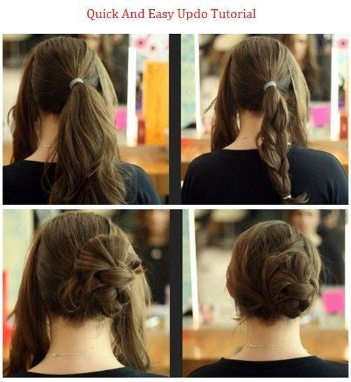 Quick And Easy Updo Hairstyles
 Quick & Easy Updo