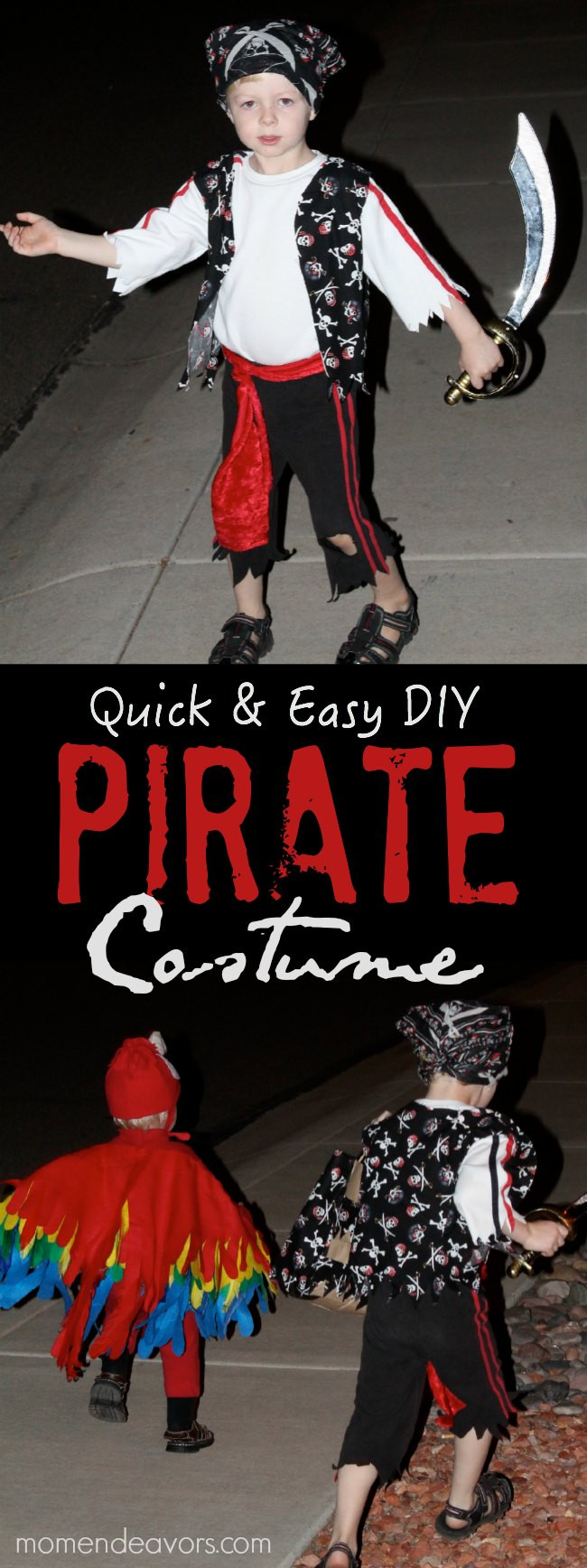 Quick DIY Costumes
 Quick & Easy DIY Pirate Halloween Costume