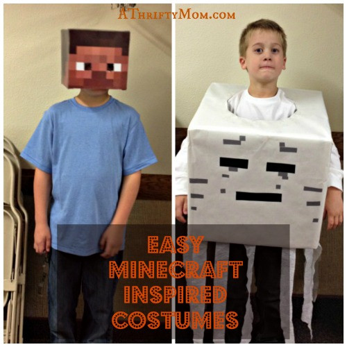 Quick DIY Costumes
 Easy Minecraft Inspired Costumes DIY