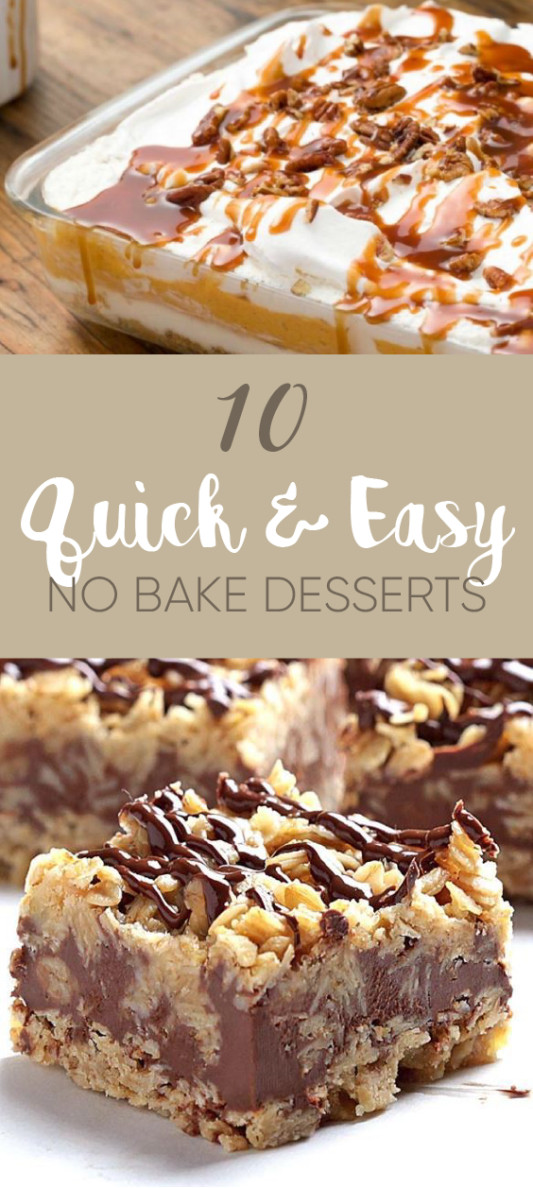 Quick Holiday Desserts
 10 Quick And Easy No Bake Desserts