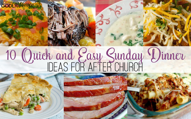 The Best Quick Sunday Dinner - Home, Family, Style and Art Ideas