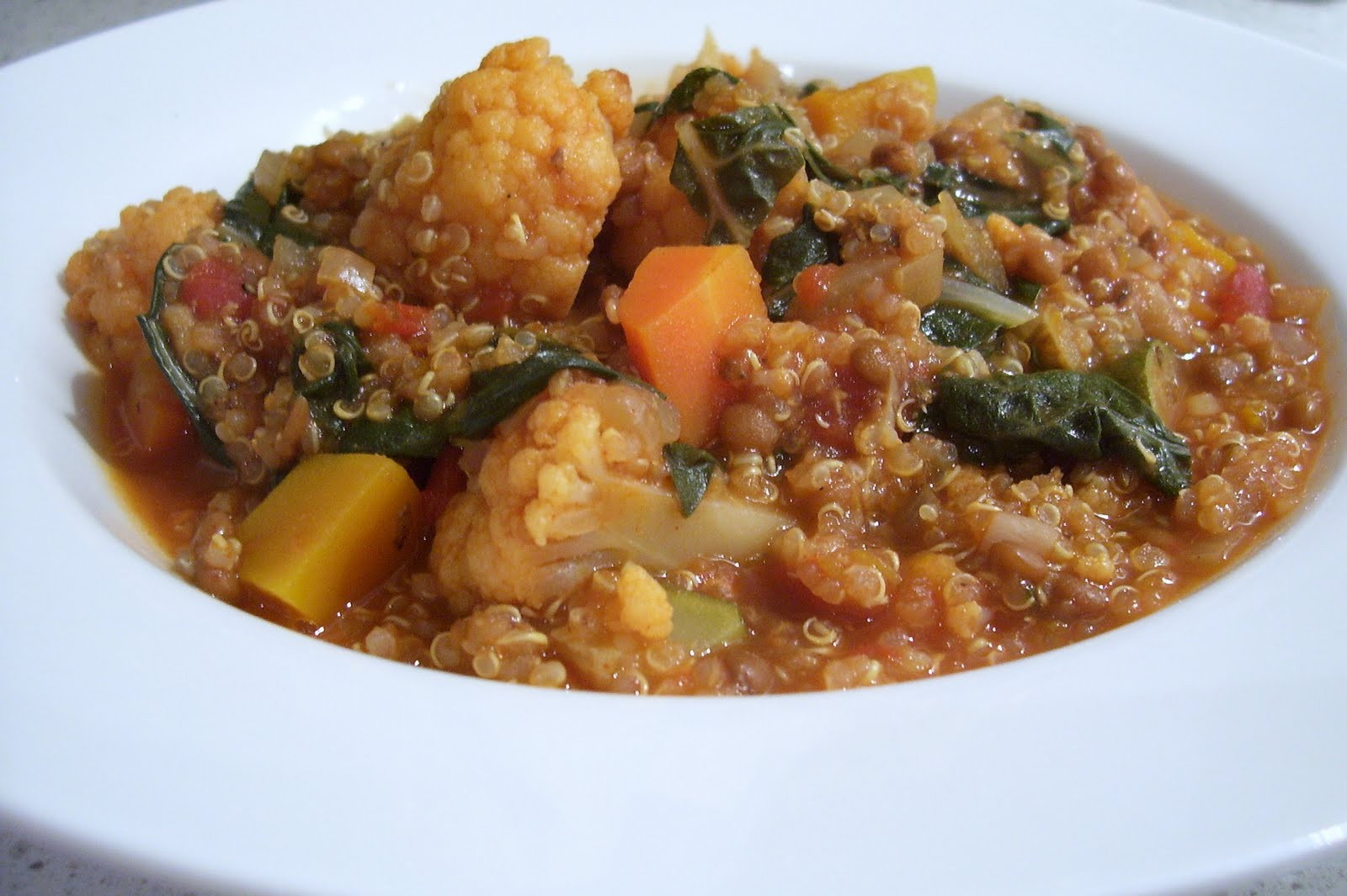 Quinoa And Vegetable Stew
 Veganise This Quinoa lentil and ve able stew