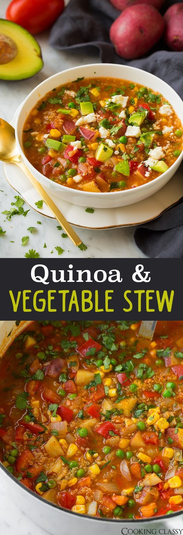 Quinoa And Vegetable Stew
 Quinoa and Ve able Stew Cooking Classy