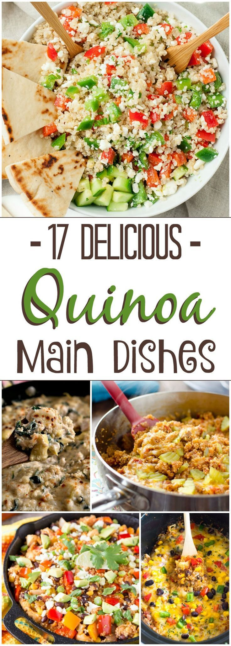 Quinoa Main Dish Recipes
 17 DELICIOUS Quinoa Main Dishes