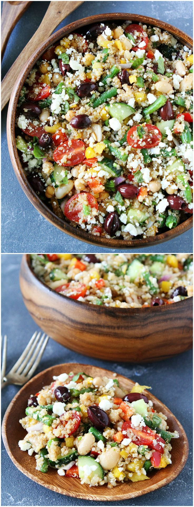 Quinoa Main Dish Recipes
 Mediterranean Three Bean Quinoa Salad Recipe on